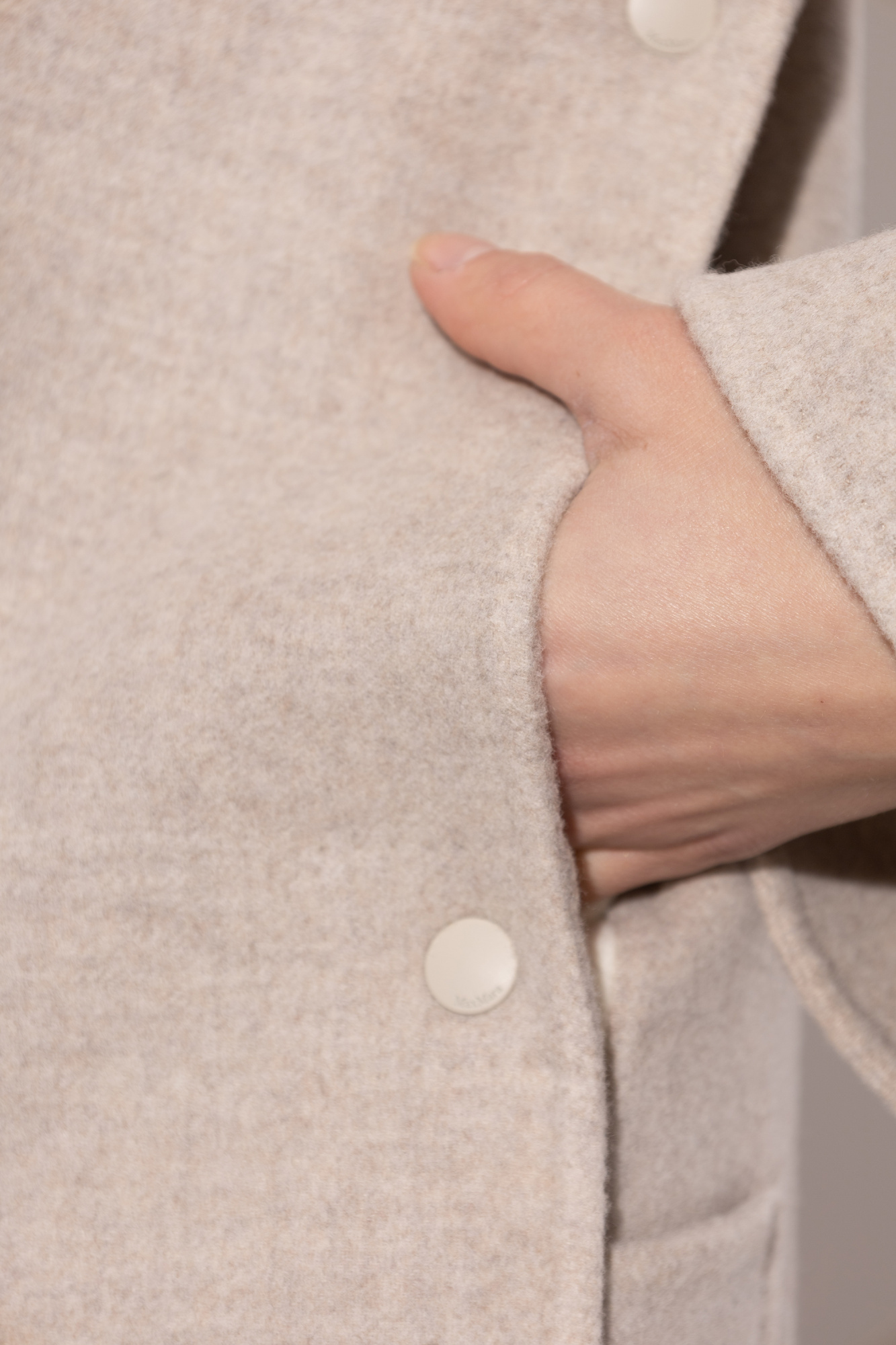 Beige Coat Amour Max Mara - Vitkac Italy